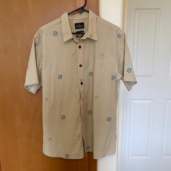 NWT Quiksilver Waterman Clippa Woven Shirt - Size Large - Picture 2 of 9